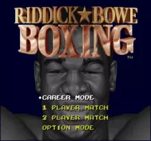 Image n° 4 - screenshots  : Riddick Bowe Boxing